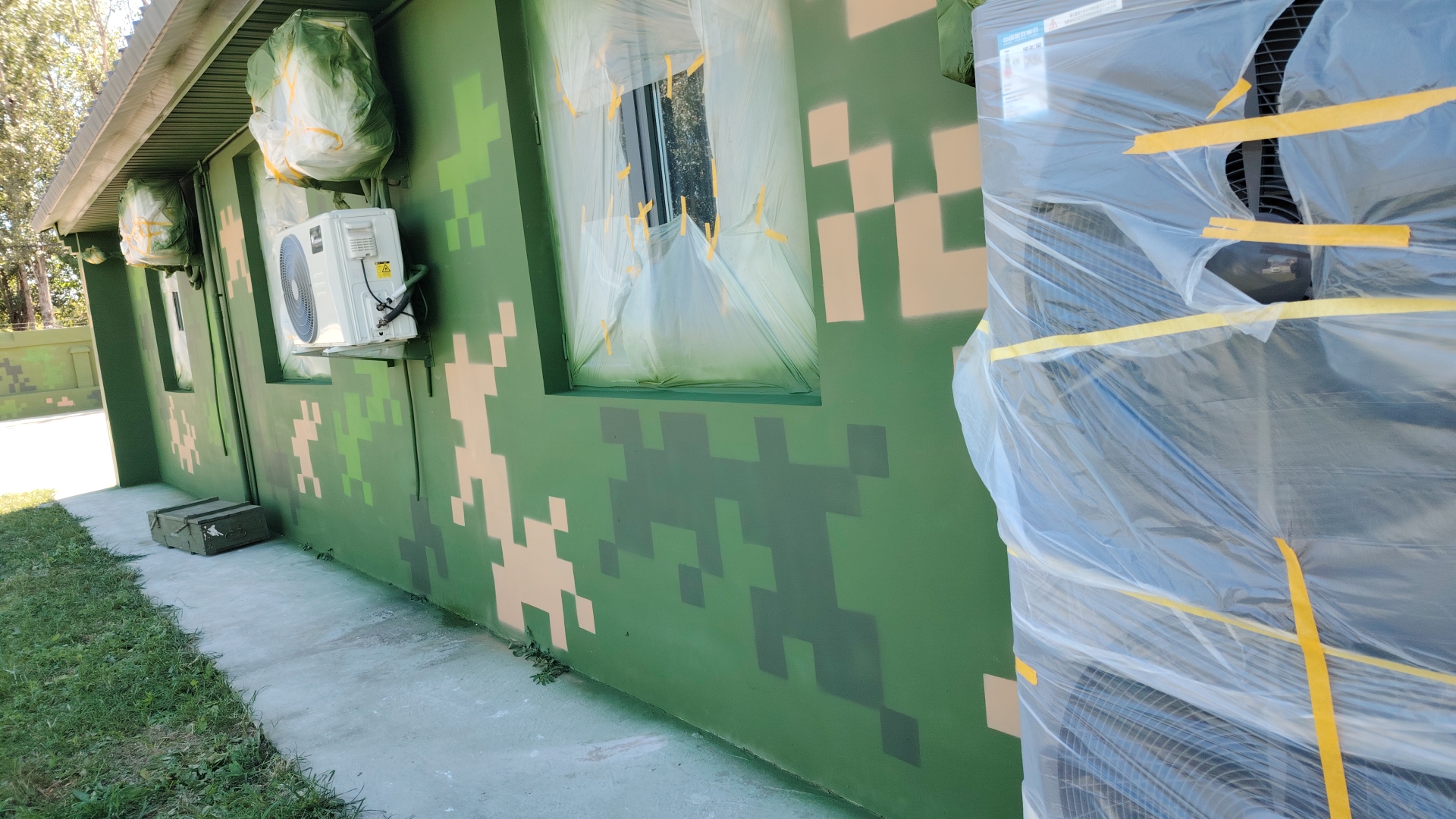 丽水外墙迷彩漆施工多少钱 伪装迷彩漆  